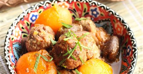 Un Peu Gay Dans Les Coings Boulettes D Agneau Aux Abricots Frais