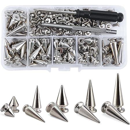 Amazon Sew Stitch On Spike Stud Cone Flatback Spike Studs Rivets