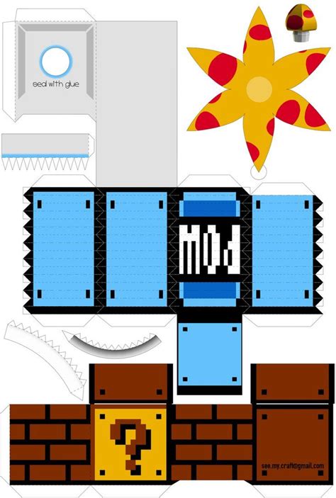 Mario Papercraft Templates