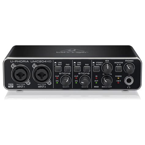 Behringer U Phoria Umc Hd Usb Audio Interface Na Gear Music