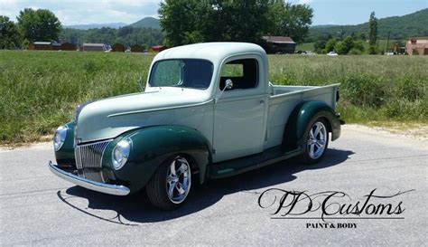 Classic 1940 Ford Refinish And Paint Td Customs Paint And Body