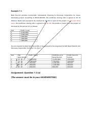 Chapter 6.3 Accounting for Musharakah Examples.doc - Example 7.1 Bank Shari'ah provides ...