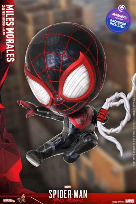 Hot Toys Marvel S Spider Man Miles Morales Cosbaby Bobble Head Buy Online At The Nile