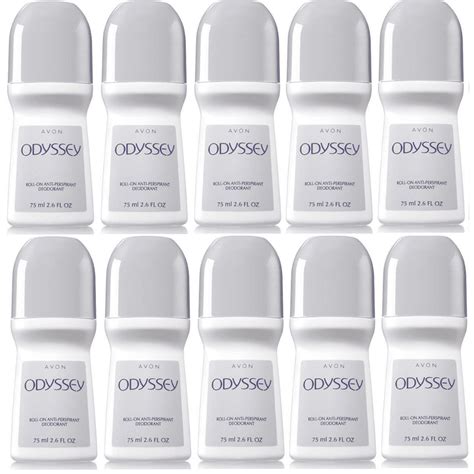 Avon Avon Odyssey Roll On Antiperspirant Deodorant 75 Ml Set Of 10