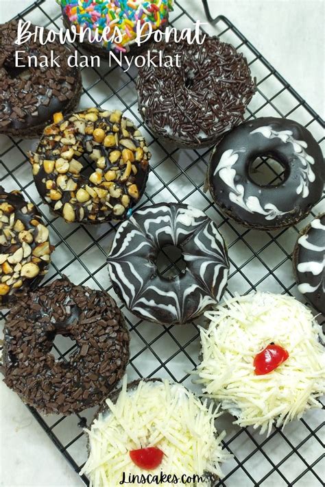 Resep Brownies Donat Enak Dan Nyoklat Ide Makanan Kue Lezat Makanan