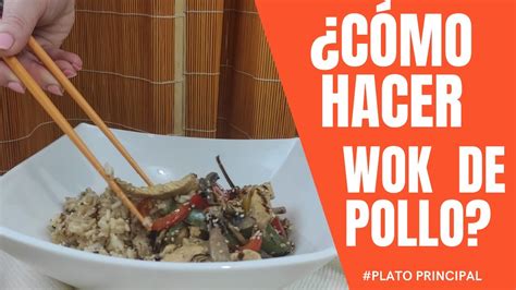 🐔 😫👉receta FÁcil ¿cÓmo Hacer Wok De Pollo Con Verduras Y Arroz👌👈😋