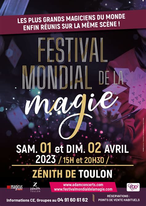 FESTIVAL MONDIAL DE LA MAGIE Adam Concerts