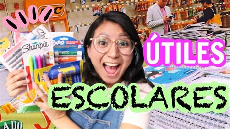 COMPRANDO ÚTILES ESCOLARES HAUL REGRESO A CLASES YouTube