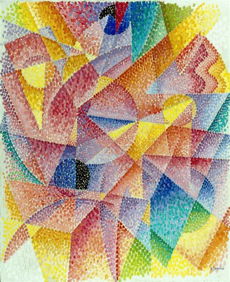 Gino Severini Expansion Sph Rique De La Lumi Re Centrip Te Et