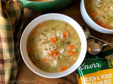 Easy Chicken And Rice Soup Made With Knorr Ready To Serve Rice – Save