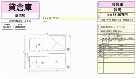 静岡市葵区与一2 10 8静岡駅与一2丁目貸倉庫の貸倉庫・貸工場・貸地テナントcom 2649