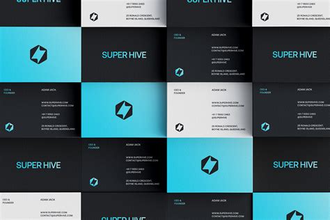 superhive logo brand identity behance