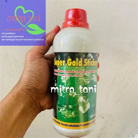 Jual Bahan Perata Pembasah Penembus Dan Perekat Pestisida Super Gold