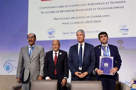 Halieutique Signature dun protocole de coopération entre le Maroc et