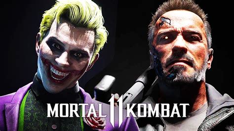 Mortal Kombat 11 Official Kombat Pack Roster Reveal Trailer Terminator The Joker Spawn