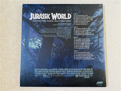 Jurassic World By Michael Giacchino 28record 2c 2015 29 For Sale