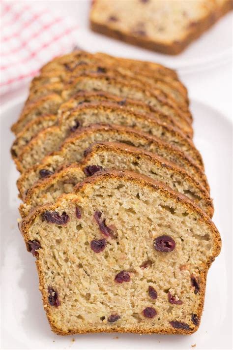 Cranberry Banana Bread - Neils Healthy Meals