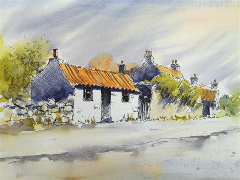 Watercolour Line And Wash Lesson Video By Joanne Thomas At ArtTutor