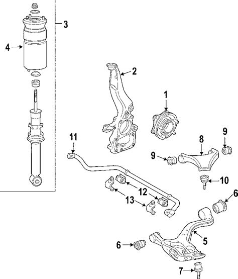 2006 Land Rover LR3 Sensor. Height. Front. Lr3; right - LR020157 | Land ...