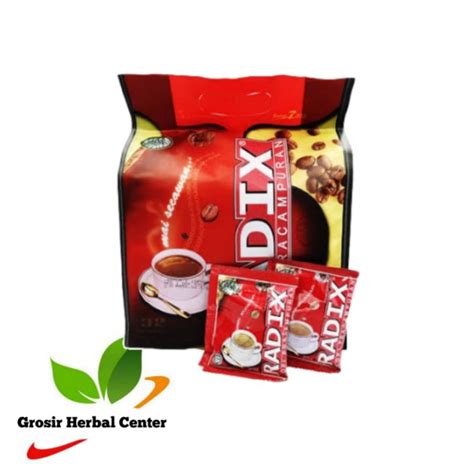 Jual Kopi Herbal Kopi Radix HPA Radix Malaysia 1 Pouch Isi 32 Sachet