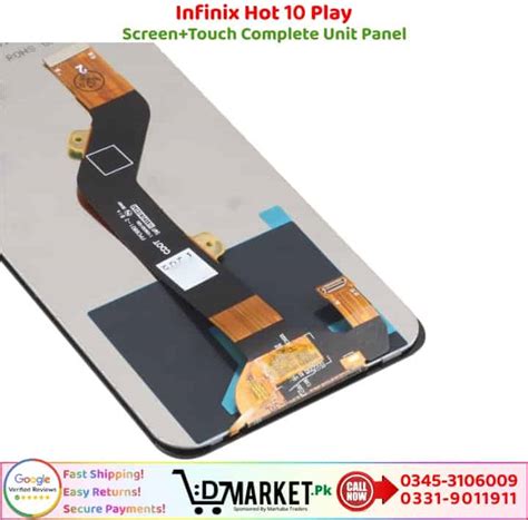 Infinix Hot Play LCD Panel Unit Combo Exclusive