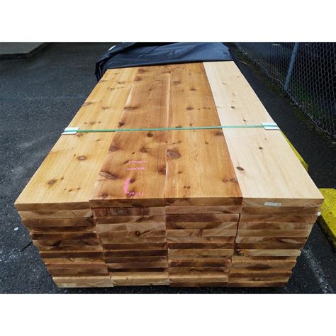 2 In X 12 In X 6 Ft Rough Green Western Cedar Red Lumber 10076 6 The Home Depot