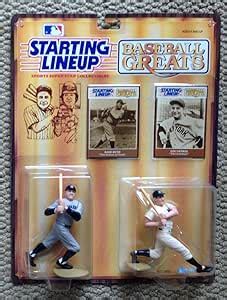 1989 Starting Lineup Babe Ruth Lou Gehrig Yankees Baseball Greats SLU
