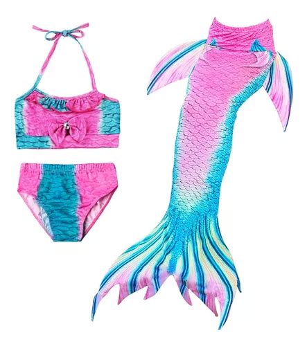 Ni A Piezas Bikini Traje De Ba O Dise O Cola Sirena Meses Sin Inter S