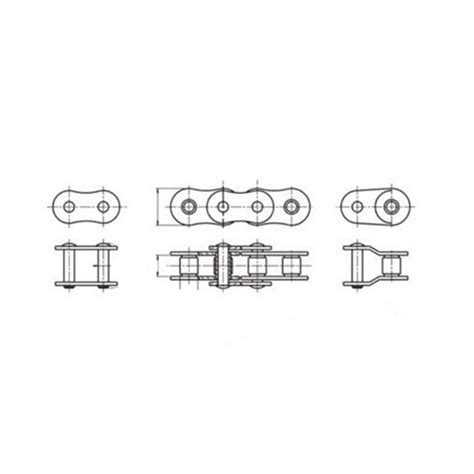 Соединительное звено для цепи 25A-1G (ANSI/ASA 25) ISKRA арт. 25A1G ...