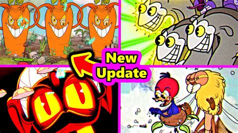 cuphead brutal  boss phases attacks hardest mod fights