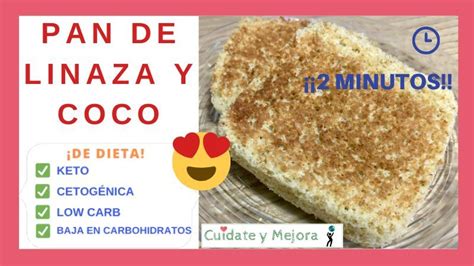 Iii Pan Keto De Harina De Coco Y Linaza En Microondas Fácil Y Rápido