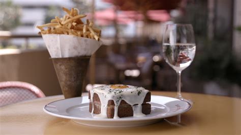 Croque-Madame with Mornay Sauce and Pommes Frites | Tastemade