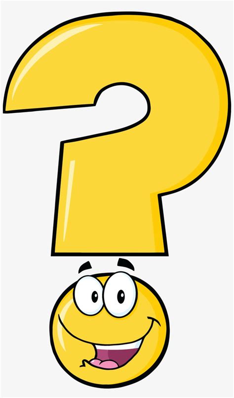 6254 Happy Yellow Question Mark Cartoon Character Cartoon Question