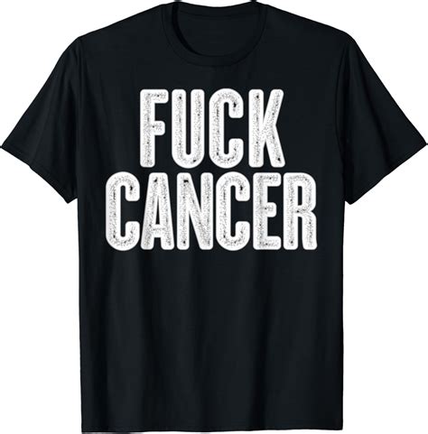 Fuck Cancer TShirt Fu Cancer T Shirt Cancer Awareness T Shirt Amazon De Fashion