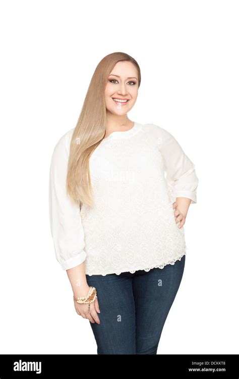 Cute Chubby Blonde Woman Hi Res Stock Photography And Images Alamy