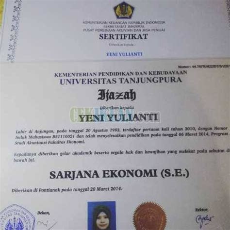 Detail Contoh Surat Kuasa Pengambilan Ijazah Kuliah Koleksi Nomer 46