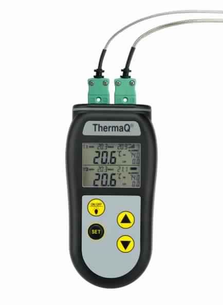 Thermaq Two Channel Thermocouple Thermometer Or Kit Puja Engineering