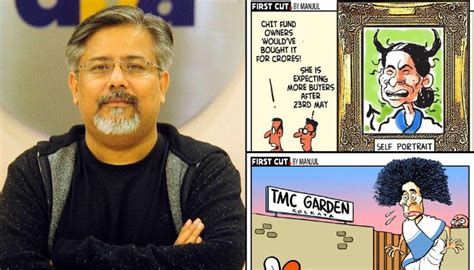 west bengal police flag cartoons  satirist manjul  cm mamata