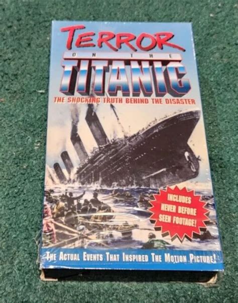 1997 TERROR ON THE TITANIC VHS Shocking Truth Behind the Disaster New ...