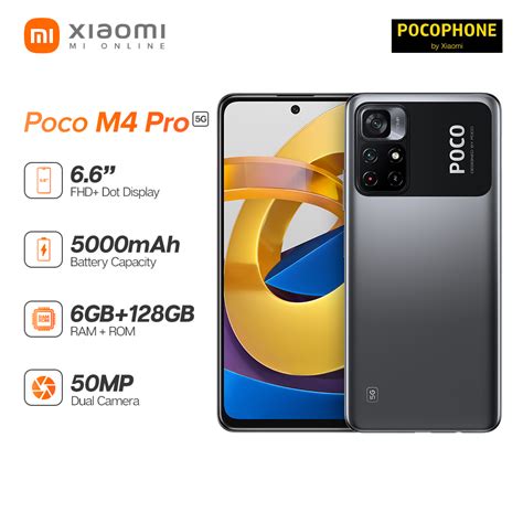 Xiaomi Poco M4 Pro 5g 4gb6gb Ram 64gb128gb Rom 66 Fhd Dotdisplay