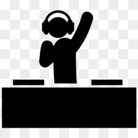 disc jockey dj mixer phonograph record royalty  dj silhouette png