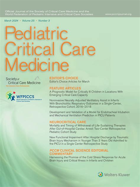 Pediatric Critical Care Medicine