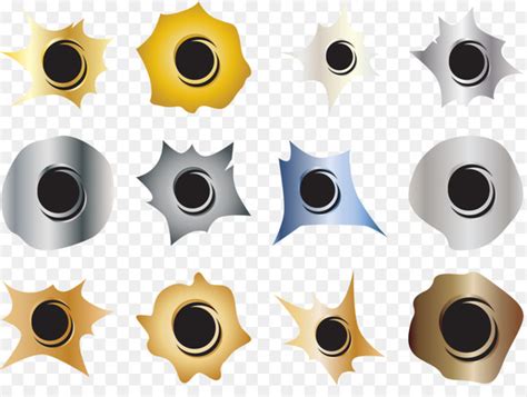 bullet cartridge color metallic bullet holes vector nohatcc
