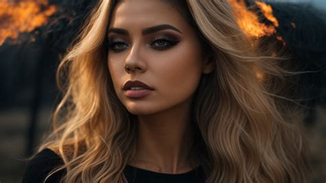 Blonde Woman Portrait