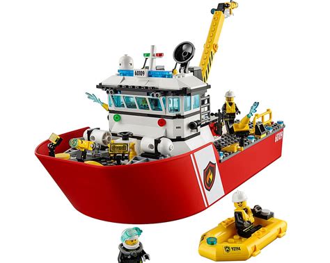 LEGO Set 60109-1 Fire Boat (2016 Town > City > Fire) | Rebrickable ...