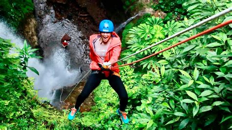 Canyoning Waterfall Rappelling Adventure Experience In Arenal