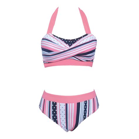 Pink Teen Girls Swimwear Sets Swimwear Micro Bikini Tankini Sets For Women Beach Matching Lounge