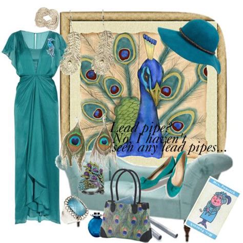 Mrs Peacock Costume Peacock Costume Clue Costume Clue Themed Parties