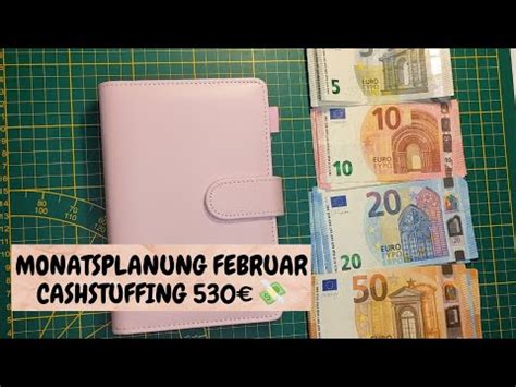 Monatsplanung Februar 530 verteilen Lowbudget 900 für eine 5