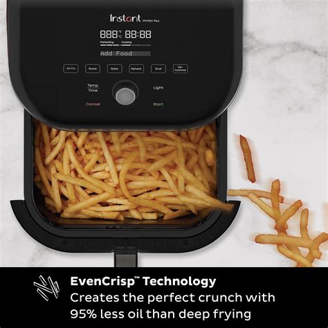 Instant Pot 6 Quart Air Fryer Oven From The Makers Of Instant With Odor Erase Technology